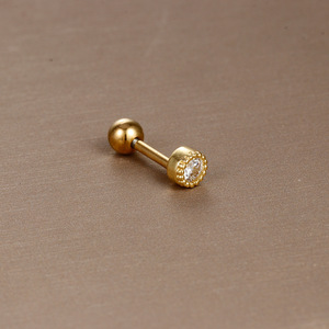 Joyería de punción de acero quirúrgico de Venta caliente, anillo de bola de cristal liso <span class=keywords><strong>anodizado</strong></span> inoxidable, <span class=keywords><strong>Piercing</strong></span> para el cuerpo, ombligo, vientre, Perno de moda - Product Image 6