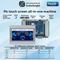 Controlador HMI PLC Todo en Uno MCGS TPC7012Ew SR30XP de 7 Pulgadas con PLC Integrado de 30 E/S de Relé