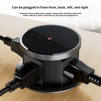 Eingebaute Wasserdichte USB-C Pop-up-Steckdose mit 15W Kabelloser Ladestation 4 AC-Steckdosen für Küchenarbeitsplatten