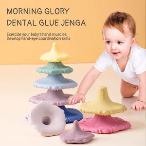 Mainan Gigit Bayi, teether silikon pagi kreatif untuk anak-anak, mainan tumbuh gigi bayi bebas BPA