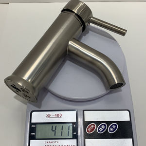 Robinetterie sanitaire économique, robinet <span class=keywords><strong>de</strong></span> lavabo en cuivre <span class=keywords><strong>de</strong></span> style pilier - Product Image 3