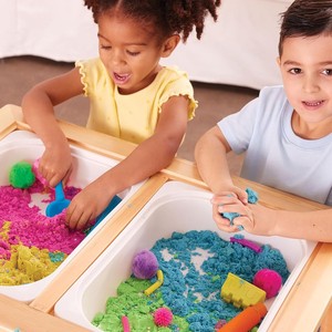 Arena Mágica Suave No Tóxica para Juguetes Espaciales DIY de JITENG Factory Supplies, Plastilina y Slime con Propiedad Antiadherente, Segura y No Tóxica - Product Image 6