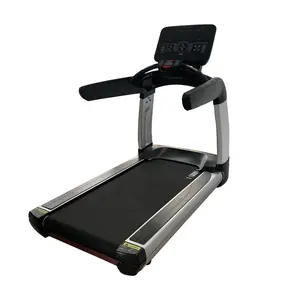 Treadmill elektrik, peralatan olahraga kebugaran warna perak tanpa peralatan Gym elektrik