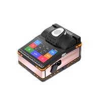 Soudeuse par fusion de fibres optiques intelligente KI-9 de haute qualité, 6 moteurs, écran tactile, VFL, OPM, alignement par le cœur, temps de fusion de 8 secondes