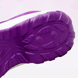 รองเท้าวิ่งเดินผู้หญิงแบบสวมสบาย ระบายอากาศได้ดี น้ำหนักเบา หลายสี ดีไซน์ทันสมัย เหมาะสำหรับฤดูใบไม้ผลิ/ฤดูใบไม้ร่วง พื้นรองเท้าแบบ Air Cushion ทอแบบ Fly Weaving  ใช้งานได้หลากหลาย - Product Image 6