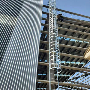 Tangga Panjat Vertikal Keselamatan Industri Luar Ruangan untuk Dijual Tangga Pemadam Kebakaran Eksterior - Product Image 6