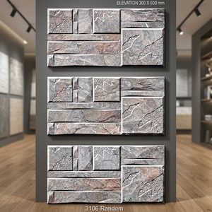 กระเบื้องเซรามิกดิจิตอลลายไม้สีน้ำตาล ขนาด 300x600 มม. 30x60 ซม. 12x24 ซม. สำหรับตกแต่งผนังห้องนั่งเล่นและภายนอกบ้านให้ดูหรูหรา - Product Image 6