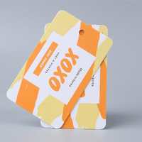 Étiquettes suspendues personnalisées en papier imperméable de haute qualité, estampage à chaud doré, découpe, code-barres, holographiques, anti-contrefaçon, à gratter, pour chaussettes et chaussures