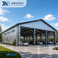 Projet d'ingénierie sur mesure : Grande structure en acier préfabriquée pour garage, entrepôt et usine – Conception de bâtiment métallique