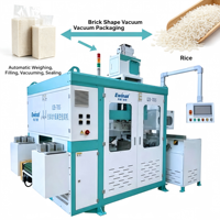 Machine d'emballage sous vide six faces entièrement automatique 0,5-5 kg pour briques de riz et céréales de qualité supérieure