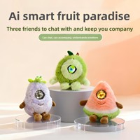 Jouet en peluche intelligent avec IA, dialogue vocal, compagnon émotionnel, robot animal de compagnie électronique, fibres de polyester, vocalisation musicale