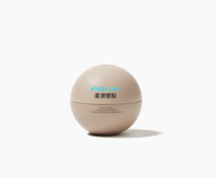 Emballage cosmétique de luxe Kim Skin Care pour baume à lèvres, gommage, crème visage, pot en forme de boule blanche 30ml 50ml