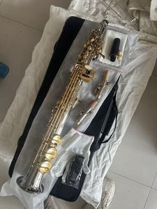 <span class=keywords><strong>Sassofono</strong></span> <span class=keywords><strong>Sopranino</strong></span> Professionale in Ottone Chiave BB con Laccatura Dorata, Accetta Ordini OEM - Product Image 4