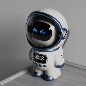 <span class=keywords><strong>Radio</strong></span>-réveil intelligent Creative Spaceman avec haut-parleur, carte TF, <span class=keywords><strong>radio</strong></span> FM, interphone intelligent IA et lampe musicale pour la maison - Product Image 2