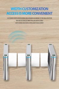 Người đi bộ truy cập cổng máy ba con lăn Swing cổng quẹt thẻ nhận dạng khuôn mặt cánh cổng cộng đồng kiểm soát truy cập tham dự - Product Image 5
