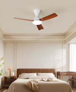 Ventilateur lumineux intelligent minimaliste ultra silencieux, contrôlé par application/télécommande, LED à intensité variable, moteur CC à faible bruit pour salon et salle à manger - Product Image 5