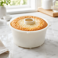 Moule à gâteau en silicone antiadhésif personnalisé OEM, qualité alimentaire, rond, facile à démouler, flexible, résistant à la chaleur, réutilisable