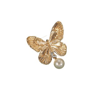 Spilla a Farfalla in Metallo, Accessorio di Lusso di Alta Gamma, Corsage Retrò alla Moda, Gioiello Elettroplaccato - Product Image 5