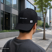 Casquette de baseball incurvée tendance à 6/5 panneaux avec logo personnalisé, en tissu polyester/coton doux sublimé