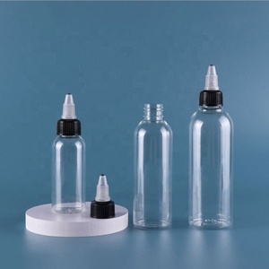 100ml 200ml Transparent Sharp-mouth Bottle <b>Plastic</b> Squeezable Needle Bottles Refillable Color Paste Dye Bottle - Product Image 3