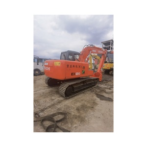 Vente Flash : Excavatrice Hitachi EX120 d'occasion du Japon, 12 tonnes, compacte, multifonctionnelle, certifiée, avec moteur et boîte de vitesses de haute qualité - Product Image 1