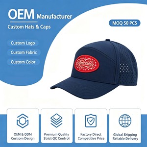 หมวกกอล์ฟเบสบอลแบบ unisex OEM กันน้ำ แห้งเร็ว ระบายอากาศได้ดี มีสไตล์ เหมาะสำหรับกิจกรรมกลางแจ้งสำหรับผู้ชายและผู้หญิง - Product Image 1