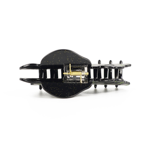 CANYUAN 11cm negro de gran tamaño de acetato pinza para el pelo personalizado pulpo Animal patrón y letra pinza para el pelo - Product Image 4