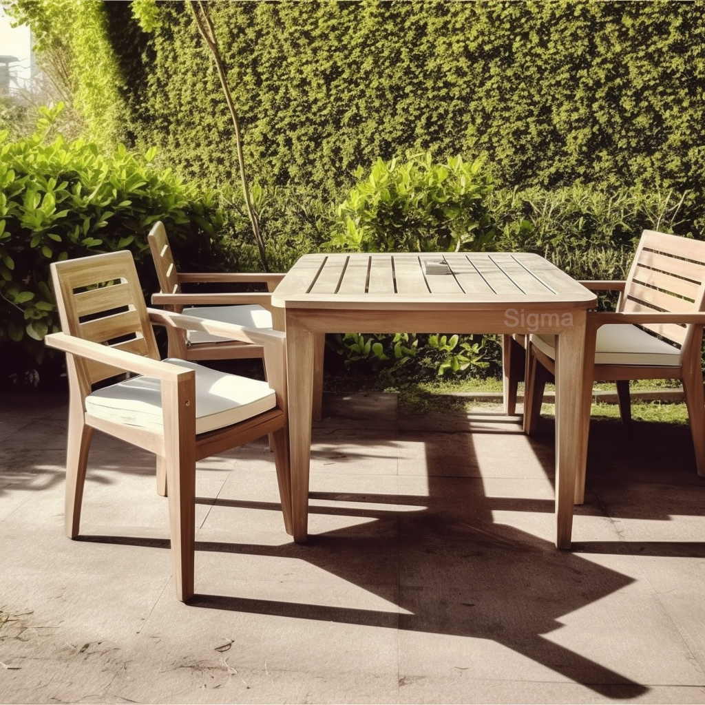 popular design furniture garden table set outdoor chairs dining table set teak dining table sets