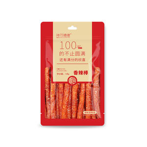 Il produttore di <span class=keywords><strong>Snack</strong></span> piccanti di Latiao a basso contenuto di grassi a basso contenuto di carboidrati vegano fryum cibo coreano con il distributore di imballaggi in sacchetti di grano a Jakarta - Product Image 5