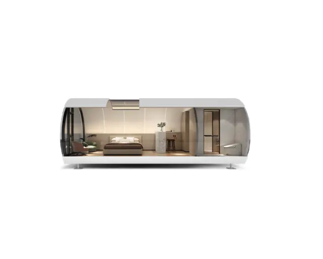 A5-1 Camping Capsule Villas maison prefabriquee casas prefabricadas modernasキャビンキットプレハブモジュラー小型プレハブハウス