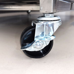 Kandang Anjing PetFit Besar Bertingkat Dua dari Baja Anti Karat dengan <span class=keywords><strong>2</strong></span>-4 Kompartemen Baki Plastik untuk Salon Perawatan Hewan & Layanan Penginapan - Product Image 6