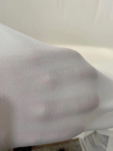 ผ้าโพลีเอสเตอร์ผ้าขนแกะไมโครไฟเบอร์สีขาวสิ่งทอใช้ในบ้านโรงงานจีน - Product Image 3