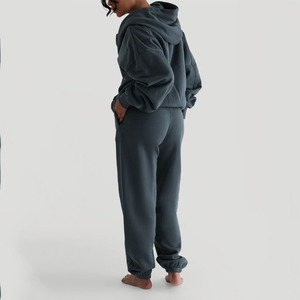 <span class=keywords><strong>Sweat</strong></span>-shirt à <span class=keywords><strong>capuche</strong></span> pour <span class=keywords><strong>femme</strong></span>, best-seller, 100% coton, 420 GSM, en molleton français doux, coupe ample, fermeture éclair, sur mesure, grandes tailles - Product Image 3