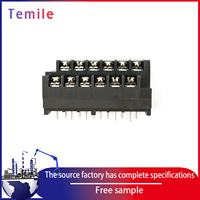 Bloc de bornes à 12 broches American Standard, série Black Barrier, pas de 7,62 mm, 300 V 15 A, application pour circuits imprimés, produit très vendu