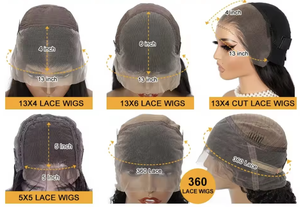 Peluca de Cabello Humano Virgen Natural 13X4 HD con Frente de Encaje Transparente, Estilo Bob Corto, Sin Pegamento, Pre-Desplumada para Mujeres Negras - Product Image 5