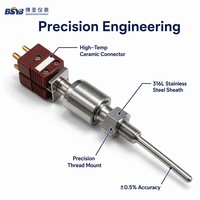 Tungsten Rhenium Thermocouple WRe5/26 0-2300°C High Pressure 20MPa Temperature Sensor Industrial Probe