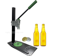 Nouvelle tête de capsulage métallique réglable à commande manuelle, construction robuste, pour capsuleuse de bouteilles de type banc pour cartons de boissons