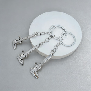 Llavero creativo <span class=keywords><strong>de</strong></span> aleación <span class=keywords><strong>de</strong></span> zinc, portátil, con calibrador Vernier, pequeño regalo, mini herramienta, colgante <span class=keywords><strong>de</strong></span> medición, llavero con calibre. - Product Image 4