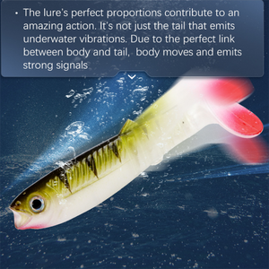 Esca morbida esche cannibali 100mm 125mm 12 colori esca Crankbait Isca esca trota artificiale Wobbler esche da pesca in Silicone - Product Image 2