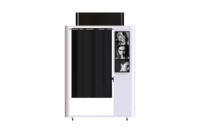 Cabina de Fotos DOLA de Acero Inoxidable Resistente con Pantalla Táctil, Capacidad de Carga de 350 kg, Soporte para Múltiples Personas y Dispositivos, Wi-Fi/Bluetooth