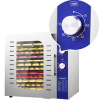 Déshydrateur alimentaire de haute qualité pour la maison et le commerce, 12 couches, déshydrateur alimentaire à 32 couches en acier inoxydable, sécheuse rapide pour fruits