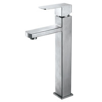 Vente chaude Robinet de lavabo noir monotrou moderne Robinet d'eau chaude et froide avec poignée unique en acier inoxydable en céramique pour la salle de bain