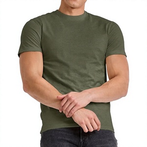 Nouvelle arrivée t-shirt vierge personnalisé pour hommes conception simple tissu doux couleurs unies usure quotidienne top pick ajustement parfait élégant et prêt - Product Image 1