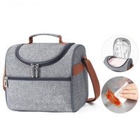 Sac chauffant Portable pour four et déjeuner, petite boîte à déjeuner isolée pour boîte à déjeuner, Mini sac à Sandwich réutilisable
