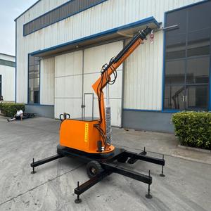 Gru a Braccio Mobile Idraulica Semovente Girevole a 360° per Carichi Pesanti, Capacità 2T, con Motore e Cuscinetti, Garanzia 3 Anni per Uso Industriale - Product Image 3