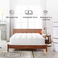 Matelas King Size à Ressorts Ensachés avec Mousse à Mémoire et Latex Naturel, Garantie 20 Ans