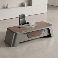 Bureau de direction KMJ, bureau de patron, bureau de direction exécutif, table de bureau de luxe, table de patron