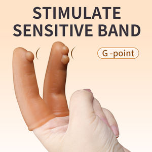 Vinger Mouw Seksspeeltjes Vloeibare Siliconen G Spot En Clitorale Stimulatie Koppels Delen Flirten Plagend Sm Spelen Erotische Massage - Product Image 2