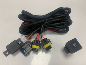 Manufacturer Custom Universal Car Fog <strong>Light</strong> Wiring Harness Kit with Fuse and Relay <strong>Switch</strong> Wire Cable for Citroen C3-<strong>C5</strong> Peugeot - Product Image 2