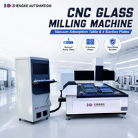 Machine de perçage et de fraisage de verre CNC, machine de fraisage de verre CNC, machine de fraisage de verre automatique